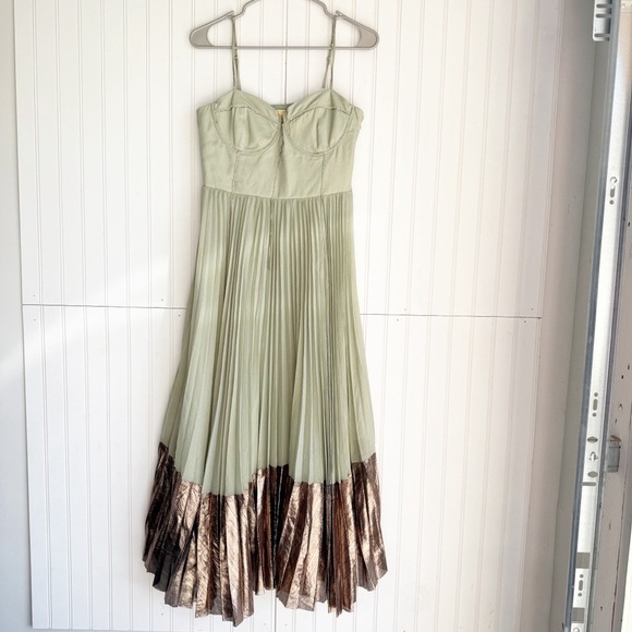 Anthropologie Size S Petite Verb by Pallavi Singhee Corset Embellished Dress NEW - Picture 4 of 9